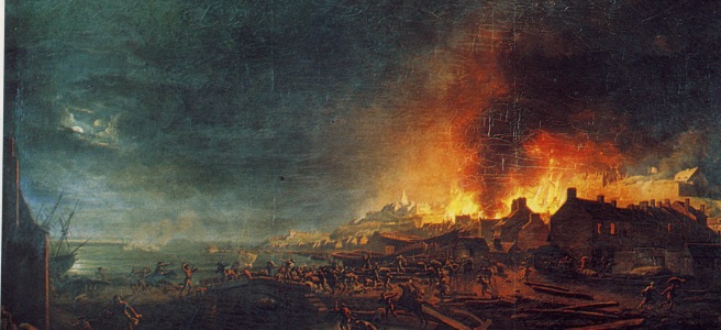 The burning of Granville, 14 November 1793